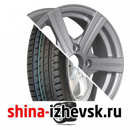 Колесо в сборе Viatti Strada (V-130) 185/60 R15 H 84 + Tech Line 544 6xR15 5×114.3 ET38 DIA67.1 Серебристый в Ижевске